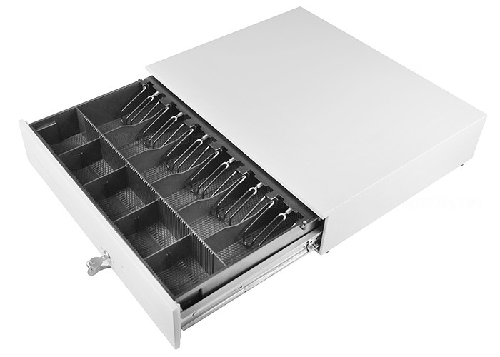 490 POS Heavy Duty Cash Drawer With Ball Bearing Slides 19.6" x16.2"x4.1"