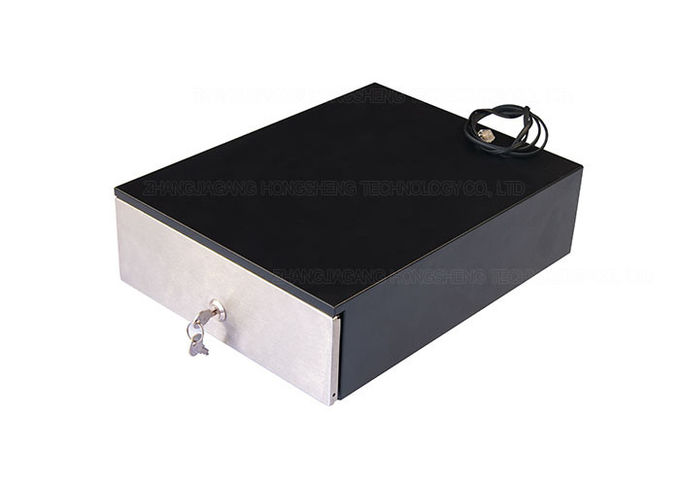 Cassetto nero su ordinazione dei contanti elettronici con il pannello frontale del metallo per la macchina di posizione